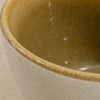 Ensemble tasse et soucoupe à café en grès EKA Nordic Minimalist, finition mate bicolore, pour café, restaurant, décoration intérieure