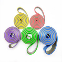 Logotipo personalizado 208 Cm Fitness Circle Bandas De Resistencia Ejercicio Estiramiento Bandas De Resistencia Set Pull up Assist Band para entrenamiento
