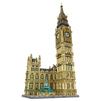 Reobrix 55012 13825 pièces Big Ben cloche tour bloc de construction brique ensemble modèle technique jouet éducatif en plastique moderne Festival cadeau