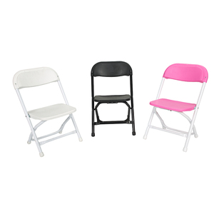 Modern White Plastique Hotel Garden Wedding Party Banquet Chaise Mariage Furniture Plastic Outdoor Kids Folding Chairs For Event
