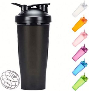 Bouteille shaker de 500 ml pour les shakes protéinés, bouteille shaker de sport en plastique réutilisable - Product Image 5