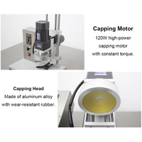 Machine de capsulage semi-automatique de table HZPK DHZ-450B pour bocaux, machine de capsulage électrique de table pour bocaux en verre