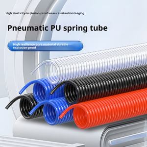 Tuyau d'air pneumatique en PU transparent sans joint, tuyau d'air pour pompe à air, compresseur d'air, rétracteur de vapeur en <span class=keywords><strong>spirale</strong></span> - Product Image 6