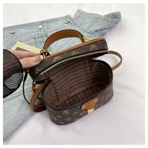 Sac à main décontracté de luxe pour femmes, sac à bandoulière, sac à main en cuir PU, fermeture ouverte, imperméable - Product Image 4