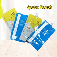 Pochette Doypack refermable avec bec verseur pour shampoing, imprimée, pour emballage de liquides