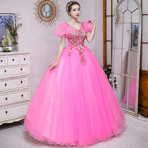 Vestido <span class=keywords><strong>de</strong></span> Noche Nuevo <span class=keywords><strong>de</strong></span> Hilo Colorido <span class=keywords><strong>con</strong></span> Falda Abullonada para Examen <span class=keywords><strong>de</strong></span> Canto, Vestido Vocal para Presentadora, <span class=keywords><strong>Disfraz</strong></span> <span class=keywords><strong>de</strong></span> Actuación para Niña - Product Image 2