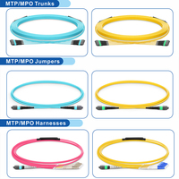 Cable de Fibra Óptica MTP PRO 8-24 Conmutable para Centro de Datos, Tipo de Polaridad APC UPC A B C, Conector Macho/Hembra, Cable de Conexión de Fibra Óptica MPO