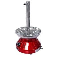 Fontaine de chocolat commerciale avec distributeur pour tour et robinet Fontaine de cascade de chocolat à double usage avec robinet