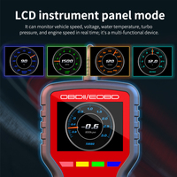 Escáner OBD2 K2, Herramienta de Diagnóstico para Autos con Función de Datos ECU, Lector de Códigos Automotrices 12 en 1 Multi-idioma para Todos los Vehículos OBDII