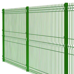 2024 year Welded Wire Mesh Fence panel in 12 gauge for garden Farm/Ranch/3d Curvy galvanized welded wire mesh fence