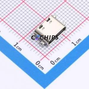 UC01-0B16F08011 USB Connector SMD Connector ( Connector Type: Type-C )( Gender: Female )( Mounting Type: Sink Board ) - Product Image 1