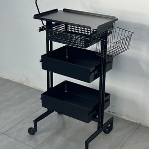 New Metal Hairdressing <b>Salon</b> Trolley Multifunctional Storage for Barbershops and Beauty Services for Spa <b>Salon</b> Perming Dyeing - Product Image 4