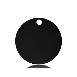 Collier pendentif porte-clés en acier inoxydable argenté de 20 mm avec logo personnalisé en gros, léger, gravé, style tendance - Product Image 2