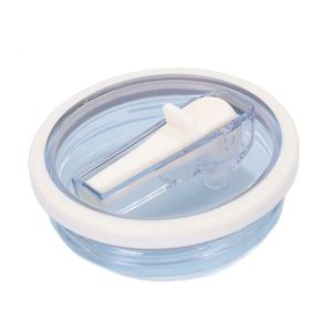 ฝาปิดแก้วน้ำ 40 ออนซ์ แบบมีฝาเกลียวพร้อมหลอดดูดพับเก็บได้ในตัว สำหรับแก้วน้ำในรถยนต์ ดีไซน์มินิมอล ขายส่ง ราคาสุดคุ้ม - Product Image 1