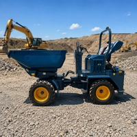 Dumper sur chenilles 3000 diesel, mini-transporteur de chantier tout-terrain