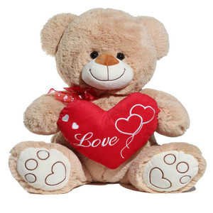 Su misura di alta qualità di San Valentino Regalo di Giorno per la Fidanzata Cuore Rosso Rosa Bianco <span class=keywords><strong>Peluche</strong></span> Teddy Bears - Product Image 3