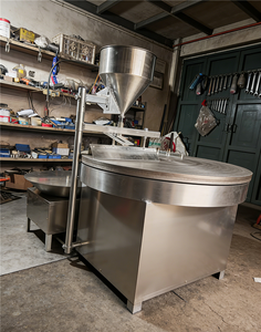 Machine automatique à faire du kunafa avec plaque de cuisson rotative, distributeur automatique de garniture, machine à kunafa commerciale pour dessert du Moyen-Orient - Product Image 3