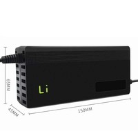 Vente chaude 12.6V 4A chargeur de batterie au Lithium 12V chargeur de batterie Lithium haute qualité chargeur de voiture batterie Lithium