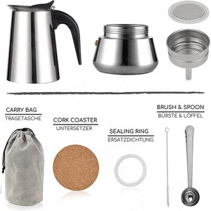 <span class=keywords><strong>Cafetière</strong></span> <span class=keywords><strong>à</strong></span> expresso portable, <span class=keywords><strong>cafetière</strong></span> <span class=keywords><strong>à</strong></span> expresso <span class=keywords><strong>italienne</strong></span>, ensemble de <span class=keywords><strong>cafetière</strong></span> <span class=keywords><strong>à</strong></span> moka avec <span class=keywords><strong>moulin</strong></span> <span class=keywords><strong>à</strong></span> <span class=keywords><strong>café</strong></span> <span class=keywords><strong>manuel</strong></span> <span class=keywords><strong>pour</strong></span> gaz, induction, électrique - Product Image 3
