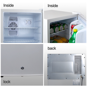 40 Liter Black Noise-Free Mini Fridge for Hotels Portable Power Source Beverage <b>Refrigerator</b> Compact Installation Thermoelectric - Product Image 3