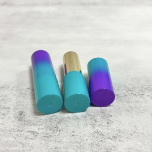 ตลับลิปสติกแบบไล่สีแฟชั่น 3-4 กรัม แบบเติมได้  หลอดลิปบาล์มพลาสติกพร้อมปลอกอะลูมิเนียม - Product Image 6