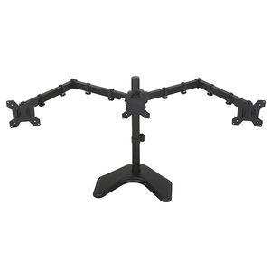 Stock Triple 3 Monitor Stand Extendable <b>Desk</b> Clamp with Three Arms for Mounting Multiple Monitors - Product Image 5