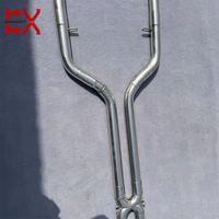 Système d'échappement en acier inoxydable poli miroir pour BMW F10 550i N63 Valvetronic Valve Catback Full Quad Tip Performance