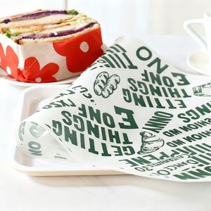 Custom Printed Food Grade Bread Grease-Proof <b>Paper</b> Sandwich Burger Burrito Package with Logos Greaseproof <b>Wrapping</b> <b>Paper</b> - Product Image 2