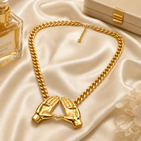 Collier ras-de-cou statement Sororité Delta avec pendentif symbole grec DST gestuel 1913, haute performance et excellent rapport qualité-prix, cadeau