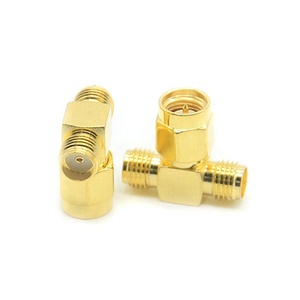Factory Customization T Shape SMA Connector Male Plug to <b>Double</b> SMA Female RF <b>Adapter</b> - Product Image 1