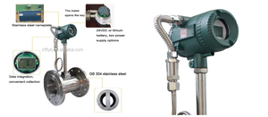 Pengukur aliran pusaran cair aliran Air uap udara oksigen amonia presisi tinggi cerdas hidrolik - Product Image 3