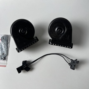 แตรรถยนต์แบบสองเสียง 12V ความถี่สูงต่ำ สำหรับรถยนต์และมอเตอร์ไซค์ AM80SX 83 มม. - Product Image 2