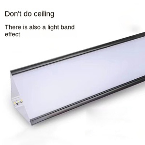 สำหรับห้องนั่งเล่นมุมด้านในมุมด้านบนโคมไฟล้างผนังเพดานแบบรางไฟ LED อะลูมิเนียมโปรไฟล์ - Product Image 6