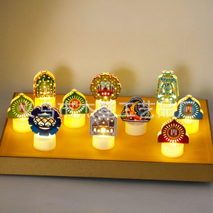 Nouvelle lampe à bougie électronique LED créative petite veilleuse en forme d'étoile en fer <span class=keywords><strong>intérieur</strong></span> éclairage décoratif <span class=keywords><strong>de</strong></span> <span class=keywords><strong>Noël</strong></span> - Product Image 3