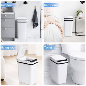 Touchless Motion <strong>Sensor</strong> Small Slim Garbage Can Smart Electric Indoor Kitchen Waterproof <strong>Trash</strong> <strong>Bin</strong> with <strong>Sensor</strong> - Product Image 5