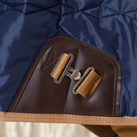 Vente en gros de couvertures professionnelles stables 420D personnalisées de haute qualité, tapis pour équins, sangles de jambe de la côte ouest, couverture pour chevaux