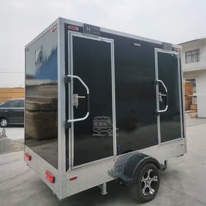 Remorque de toilettes portables, toilettes à chasse d'eau, écologiques, durables, avec structure en acier galvanisé, pour appartement et usage extérieur - Product Image 3