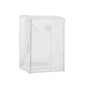 PVC Clear Blind Box Storage Bag Cute INS Style Keychain Hanging Pouch Portable Doll Display Bag for Baby Doll Show & Decoration
