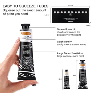 Juego de Pinturas <span class=keywords><strong>al</strong></span> Óleo Rubenshigh de Alta Calidad, Art Pop Special, 10 Colores, Juego de Pinturas Individuales de 60 ml de Gran Capacidad - Product Image 2