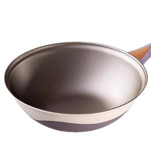 Poêle à frire Talk Two Color Titanium antiadhésive, fond composite 3 couches, compatible induction et gaz, multifonctionnelle - Product Image 2