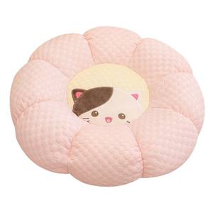 مخصص الكرتون جولة كرسي وسادة مكتب المنزل أفخم وسادة غطاء مقعد السيارة الملونة مع دمية عزر - Product Image 1