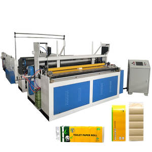 Hot Sale Komplett set Voll automatische Toiletten papier herstellungs maschine in Kenia mit Kern motor pumpen motor und Getriebe komponenten - Product Image 1