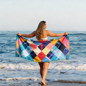 समुद्र तट तौलिए निर्माता माइक्रोफाइबर माइक्रोफाइबर डिजाइनर सुपर शोशोषक टोस्ट मानक 100 होटल पूल तौलिया बीच तौलिए - Product Image 2