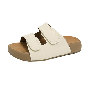 Sandales <span class=keywords><strong>Femme</strong></span> Bouton Double Style Rétro Été, Semelles Moelleuses Épaisses, <span class=keywords><strong>Tongs</strong></span> de Plage, 2591 - Product Image 6