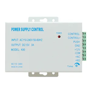 Access Control Power supply for AC 110V-240V with DC12V 3A