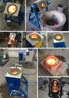 10kg bis 1000kg Induktionsgießerei-Schmelzofen für Bleis chrott batterie Recycling-Schrott Kupfers chrott Aluminium