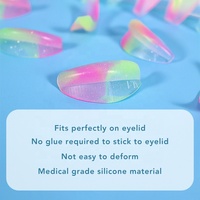 Tiges souples pour rehaussement de cils avec logo personnalisé, coussinets de lifting de cils rose style japonais et coréen, protections en silicone réutilisables, rehaussement de cils sans colle pour un bouclage naturel