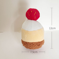 Tea Time Snuffle Jouet pour animaux de compagnie en peluche avec son froissé Feeder lent Puzzle Nez Jouet de travail pour chiens et chats Enrichissement interactif