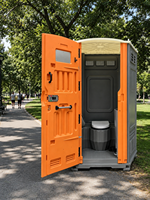 Toilettes chimiques portables préfabriquées en HDPE pour la construction, à vendre