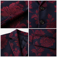 Chaqueta de Tapicería Personalizada OEM 2026, Chaqueta de Lana con Cuello de Piel de Lujo para Hombre, Abrigo con Estampado de Diseñador de Oriente Medio